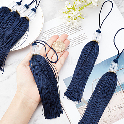 8Pcs Polyester Tassel Pendant Decorations&nbsp;AJEW-GF0004-66C