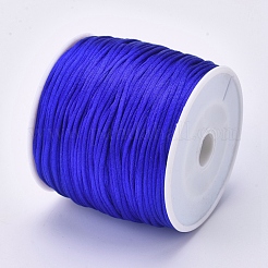 Round Nylon Satin Rattail Cord&nbsp;NWIR-WH0009-15A-09