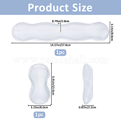 2Pcs 2 Styles Silicone Keyboard Wrist Rest&nbsp;AJEW-FH0007-62B