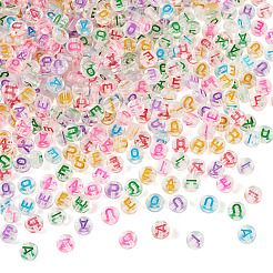 500Pcs 5 Styles Transparent Clear Acrylic Beads&nbsp;MACR-TA0002-23