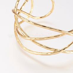 Brass Cuff Bangle&nbsp;BJEW-P168-C08