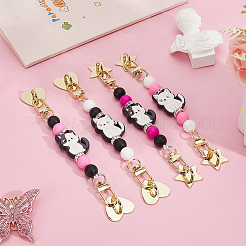 4Pcs Silicone Mobile Straps&nbsp;HJEW-ME00177