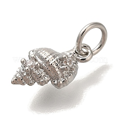Rack Plating Brass Micro Pave Cubic Zirconia Charms&nbsp;KK-I720-55P