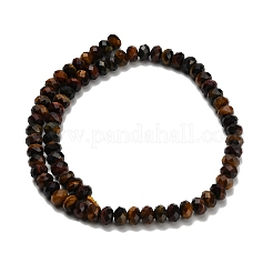Three-color Natural Tiger Eye Beads Strands&nbsp;G-Z111-A02-02