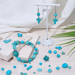 734Pcs 12 Styles Dyed Synthetic Turquoise Beads&nbsp;TURQ-BM0001-02