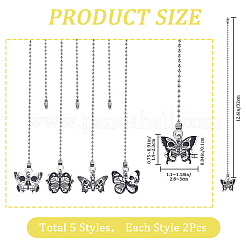Halloween Alloy Enamel Pendant Ceiling Fan Pull Chain Extenders&nbsp;AJEW-AB00139