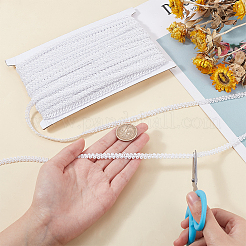 Polyester Braided Lace Trim&nbsp;OCOR-WH0060-45A