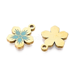 Ion Plating(IP) 316L Surgical Stainless Steel Charms&nbsp;STAS-H213-23G-01