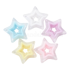 50Pcs Transparent Acrylic Beads&nbsp;SACR-CJ0001-65