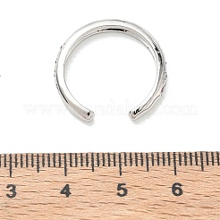 Brass Micro Pave Cubic Zirconia Cuff Open Rings&nbsp;RJEW-Z145-08P
