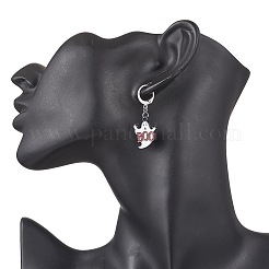 Halloween Theme Alloy Enamel Leverback Earrings&nbsp;EJEW-JE06476