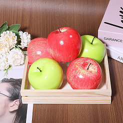 16Pcs 2 Colors Foam Imitation Apple&nbsp;DJEW-CA0001-42
