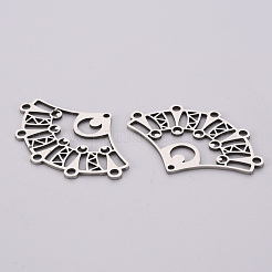 Tarnish Resistant 201 Stainless Steel Chandelier Components Links&nbsp;STAS-T056-LA309-1