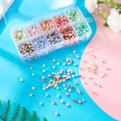 100G 10 Colors Baking Paint Glass Seed Beads&nbsp;SEED-TA0001-48