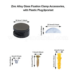 Zinc Alloy Glass Fixation Clamp Accessories&nbsp;X1-SW-TAC0001-27