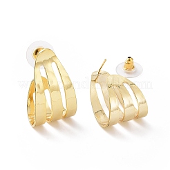 Brass Stud Earrings&nbsp;EJEW-L234-12G