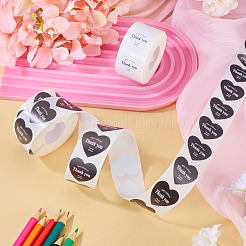 2Rolls 2 Colors Heart with Thank You Roll Stickers&nbsp;DIY-TA0013-57