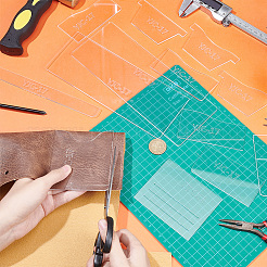 Acrylic Card Bag Templates&nbsp;DIY-WH0304-816