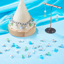 25Pcs Glass Pendants&nbsp;PALLOY-TAC0311