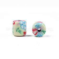 Handmade Polymer Clay Bead Strands&nbsp;X-CLAY-T020-10E