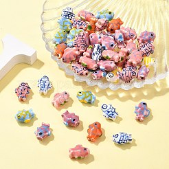 Handmade Fish Porcelain Beads&nbsp;X-PORC-S446-M