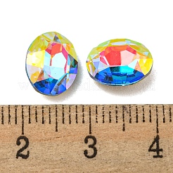 Glass Rhinestone Cabochons&nbsp;RGLA-M017-L01-202ST