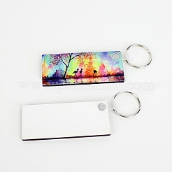 Sublimation Double-Sided Blank MDF Keychains&nbsp;ZXFQ-PW0001-052