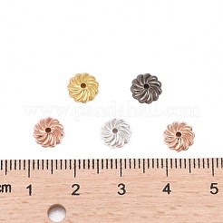 Brass Flower Bead Caps&nbsp;X-KK-O043-02