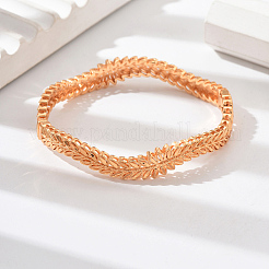 Middle Eastern Style Leaf Brass Bangles for Women&nbsp;QP3083