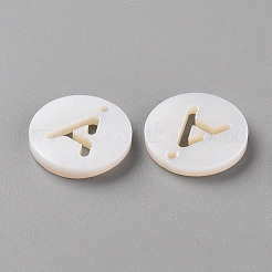 Natural Freshwater Shell Pendants&nbsp;SHEL-Q311-008A