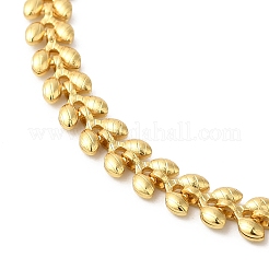 Brass Cobs Chain Necklaces for Women&nbsp;NJEW-G100-01G