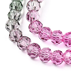 Transparent Glass Beads Strands&nbsp;GLAA-E036-07J