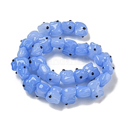 Handmade Transparent Glass Beads&nbsp;GLAA-N0028-01E