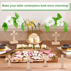 Cross Wooden Photo Holder Table Decoration DIY Making Kit&nbsp;DIY-GA0006-70