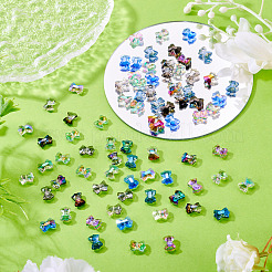 80Pcs 8 Colors Electroplate Glass Beads&nbsp;FIND-TA0010-08