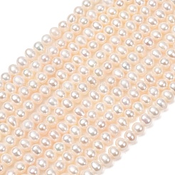 Natural Cultured Freshwater Pearl Beads Strands&nbsp;PA-CBABE82-05