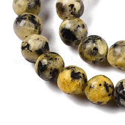 Dyed Natural White Jade Beads Strands&nbsp;G-T140-4mm-B04