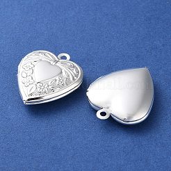 Rack Plating Brass Locket Pendants&nbsp;KK-F090-03S