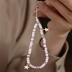 1Pc Polymer Clay & Alloy Mobile Straps&nbsp;AJEW-LP0005-52A