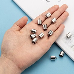 Tarnish Resistant Smooth Surface 201 Stainless Steel Cord Ends&nbsp;STAS-R063-95