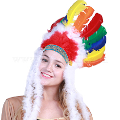 Ethnic Style Embroidery Polyester Ribbons&nbsp;OCOR-WH0080-21A