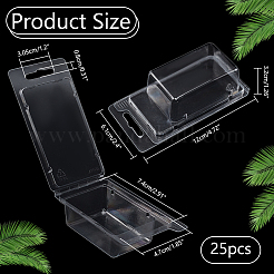 Transparent Plastic Clamshell Packaging Boxes&nbsp;LS-CON-WH0088-50