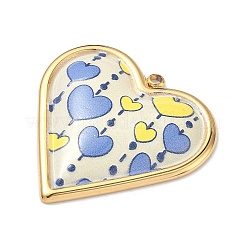 304 Stainless Steel Enamel Pendants&nbsp;STAS-K295-52G-02