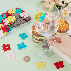 70Pcs 10 Styles Silicone Wine Glass Charms&nbsp;AJEW-SC0002-84