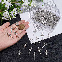 120Pcs Tibetan Style Alloy Pendants&nbsp;FIND-UN0010-02