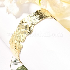 Rack Plating Brass Cuff Bangles&nbsp;BJEW-A137-06G