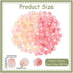 400Pcs 2 Colors Opaque Acrylic Beads&nbsp;OACR-PA0001-67