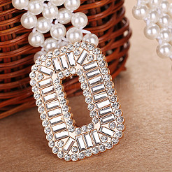 Woven Round Plastic Pearl with Crystal Rhinestone Waist Belly Chains for Women&nbsp;FS-WG81893-01