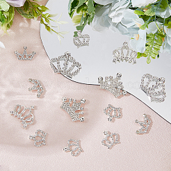 26Pcs 5 Styles Alloy Rhinestone Cabochons&nbsp;FIND-FH0009-61