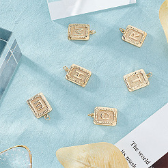 6Pcs 6 Style Brass Pendants&nbsp;KK-AR0003-66